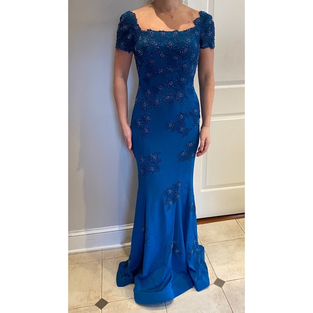 Jovani Evening Gown Blue